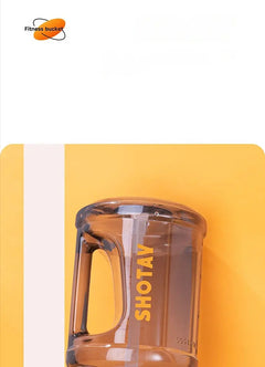 2000ml Heavy Duty Sports Water Bottle with Straw